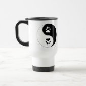 Ying Yang Tatzen-Druck Reisebecher (Links)