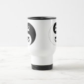 Ying Yang Tatzen-Druck Reisebecher (Mittel)