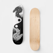 YING YANG TRIBAL DRAGON Skateboard (Vorderseite)
