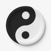 Ying Yang Verein Pappteller (Vorderseite)