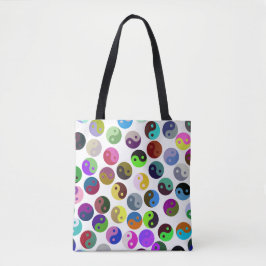 Ying Yang Yoga Fitness Tote Tasche