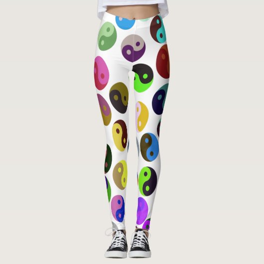 Ying Yang Yoga Leggings (Vorderseite)
