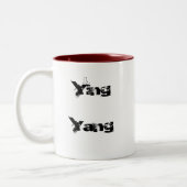 Ying Yang Zweifarbige Tasse (Links)