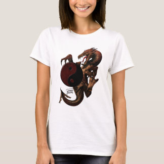 YingYang Dragon Langärmeliges Shirt