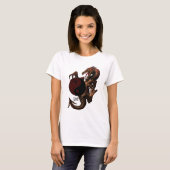 YingYang Dragon Langärmeliges Shirt (Vorne ganz)