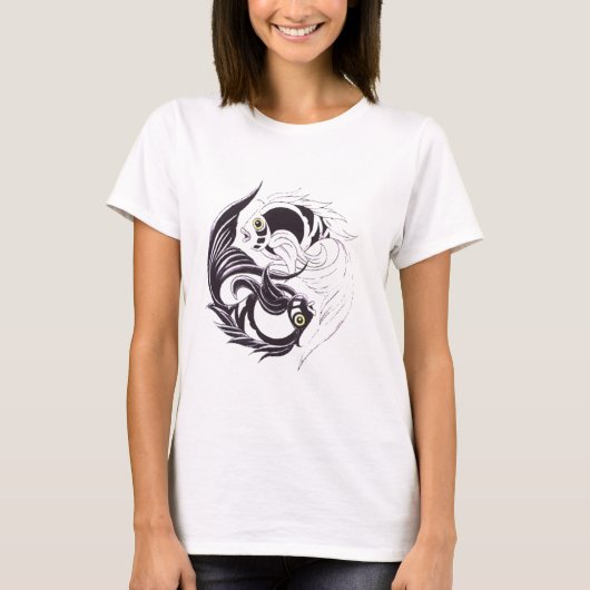 YingYang Koi T-Shirt (Vorderseite)