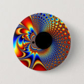 YinYang BigBang - Fraktal Button (Vorderseite)