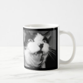 Yinyang Cat braucht Kaffee jetzt Becher Kaffeetasse