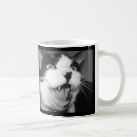 Yinyang Cat braucht Kaffee jetzt Becher Kaffeetasse (Rechts)