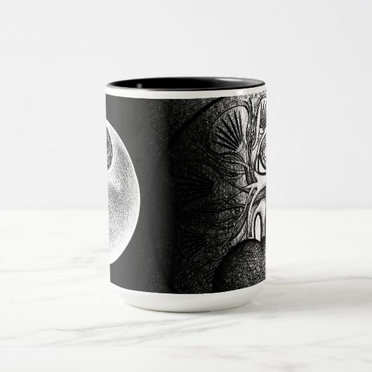 YinYang Kidney Tasse - Invertiert (Zentrum)