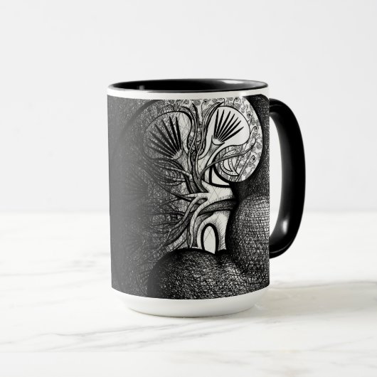 YinYang Kidney Tasse - Invertiert (VorderseiteRechts)