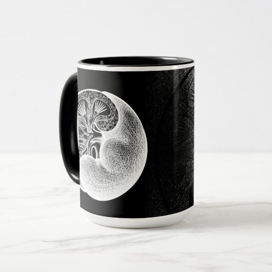 YinYang Kidney Tasse - Invertiert (Vorderseite Links)
