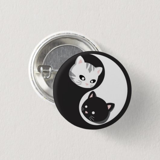 YinYang Knöpfe und Ninji Button (Vorne & Hinten)