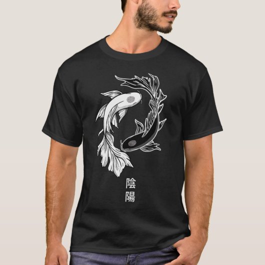 Yinyang Koi T-Shirt (Vorderseite)