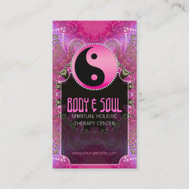 YinYang New Age Yoga Business Cards Visitenkarte