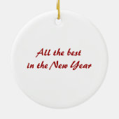 Yinyang-Ornament Keramik Ornament (Hinten)