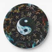 YinYang Paper Plate Pappteller (Vorderseite)