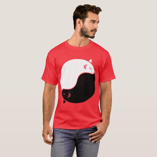 Yinyang Ratten T-Shirt (Vorne ganz)