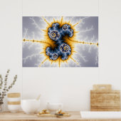 Yinyang Twister - Fraktal Poster (Küche)