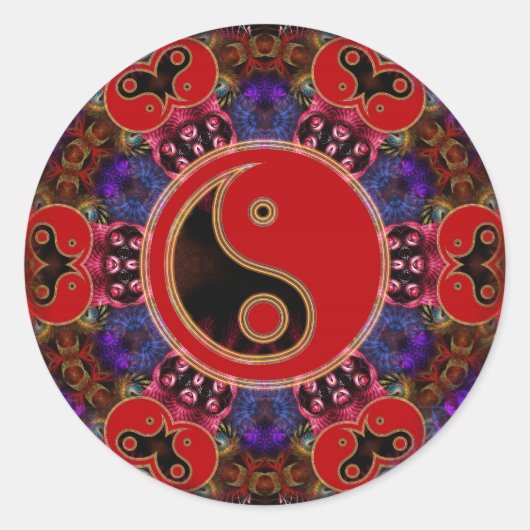 YinYang Wisdom Sticker (Vorderseite)