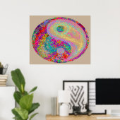 YinYang Yin Yang Healing Master Symbole Poster (Heimbüro)