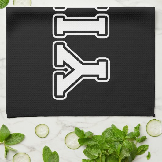 Yinz Geschirrtuch (Gefaltet)