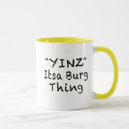 YINZ PITTSBURGH KAFFEE-TASSE TASSE
