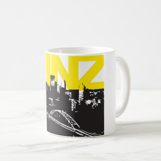 Yinz Pittsburgh Kaffeetasse (VorderseiteRechts)