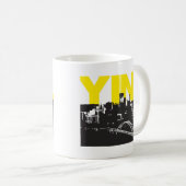 Yinz Pittsburgh Kaffeetasse (VorderseiteRechts)