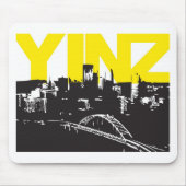 Yinz Pittsburgh Mousepad (Vorne)