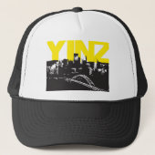 Yinz Pittsburgh Truckerkappe (Vorderseite)