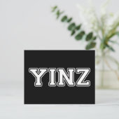 Yinz Postkarte (Stehend Vorderseite)