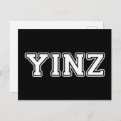 Yinz Postkarte (Vorne/Hinten)