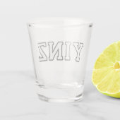 Yinz Schnapsglas (Rückseite)
