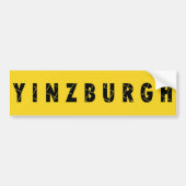 Yinzburgh Autoaufkleber (Vorne)