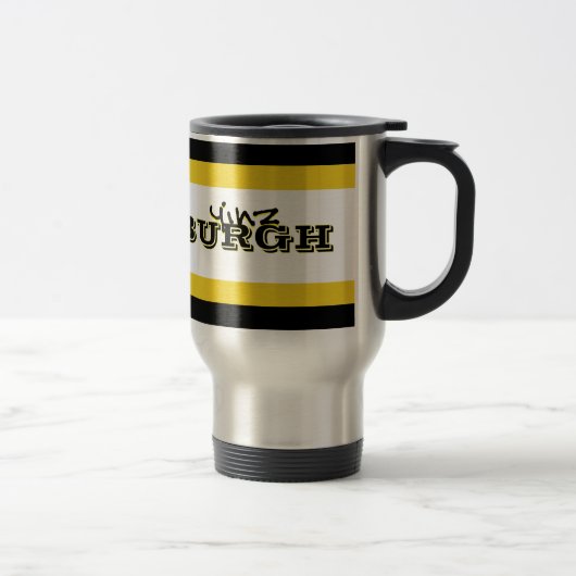 Yinzburgh, Stadt des Stahls, Edelstahl-Kaffee Reisebecher (Rechts)