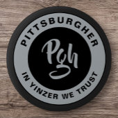 Yinzer Clasp Custom Outerwear Burgh Vintag Pgh Button