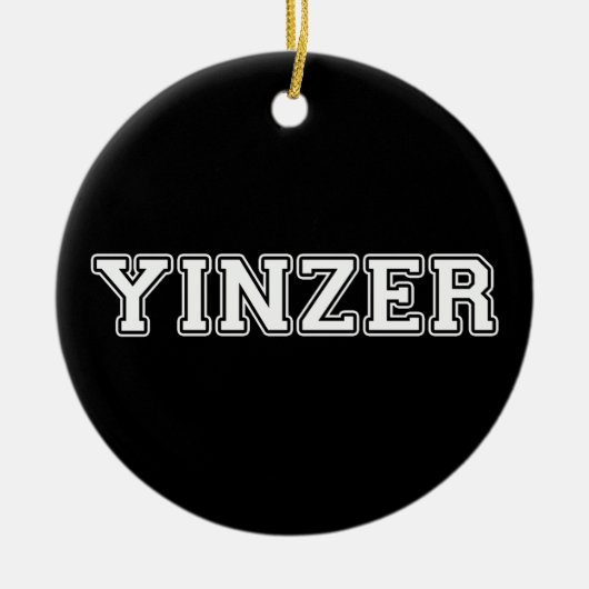 Yinzer Keramik Ornament (Vorne)