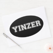 Yinzer Ovaler Aufkleber (Umschlag)