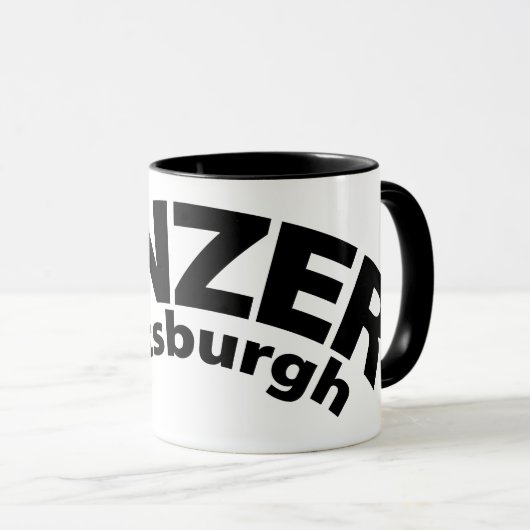 YINZER PITTSBURGH KOMBINIERTE TASSE (VorderseiteRechts)