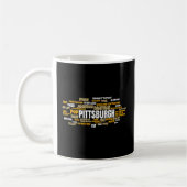 Yinzer Pittsburghese Pittsburgh Jagoff Pride Penns Kaffeetasse (Links)