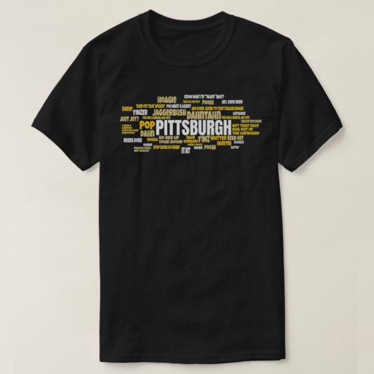 Yinzer Pittsburghese Pittsburgh Jagoff Pride Penns T-Shirt (Design vorne)