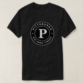 Yinzer Proud Pittsburgh 412 Zuhause Retro T - Shir T-Shirt (Design vorne)