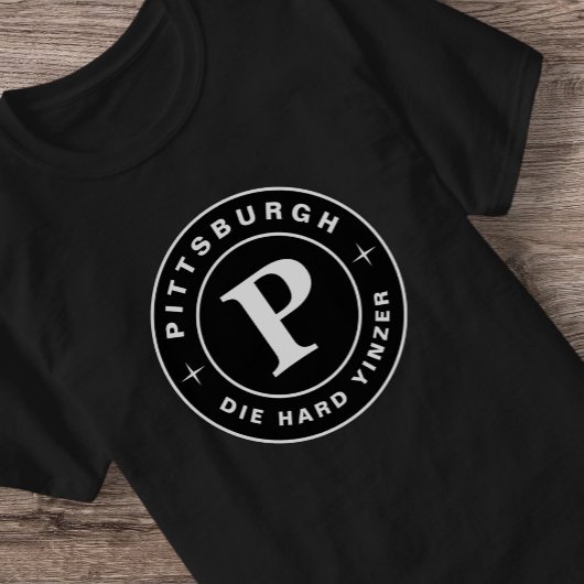 Yinzer Proud Pittsburgh 412 Zuhause Retro T - Shir T-Shirt