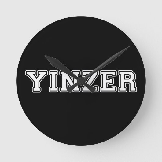 Yinzer Runde Wanduhr (Vorderseite)