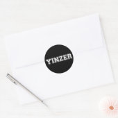 Yinzer Runder Aufkleber (Umschlag)