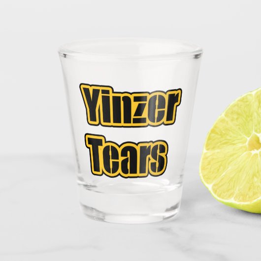 Yinzer Tränen-Schussglas Schnapsglas (Vorderseite)