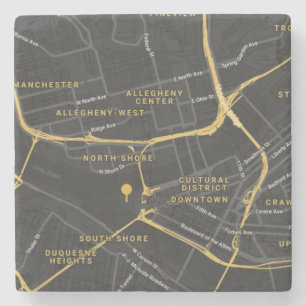 Yinzer-Trinkwasserküste Steinuntersetzer