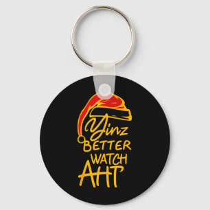 Yinzer Weihnachten Pittsburgh Santa Yinz besser au Schlüsselanhänger