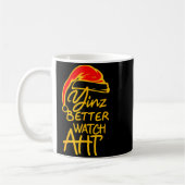 Yinzer Weihnachten Ttsburgh Weihnachtsmann Yinz Be Kaffeetasse (Links)
